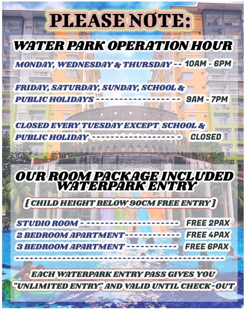 Melaka Top Largest Waterpark Resort - By Youbnb Homestay Melaka Eksteriør bilde